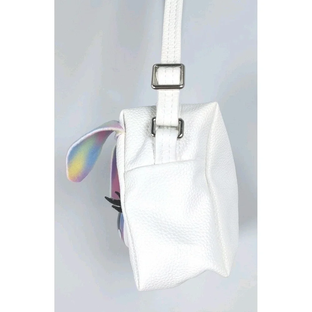 Purse Pets White Rainbow Pup Puppy Animated Eyes with 25 Sounds TESTED